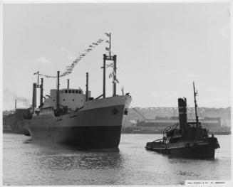 The cargo vessel Abel Tasman Built by Hall Russell in 1957