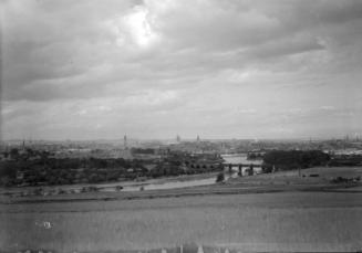 glass plate negative with a view of Aberdeen from the south