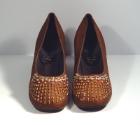 Beaded Brown Shoes 