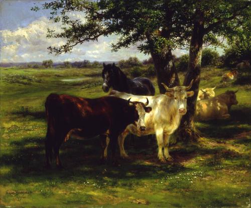 Noon Day Rest by Rosa Bonheur