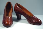 Ladies Brown Leather Shoes