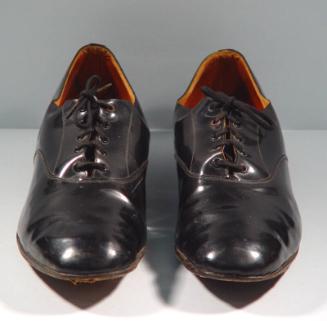 Pair of Gents Black Patent Dancing Shoes