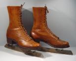 Pair of Brown Leather Skates