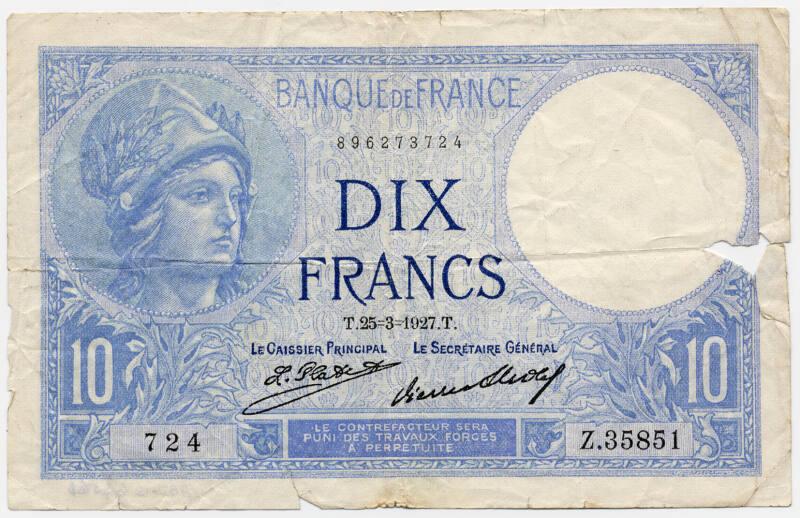 Ten-franc Note (France)