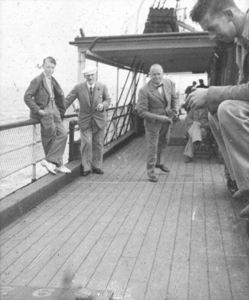 Passengers Playing Bull on SS Lochbroom