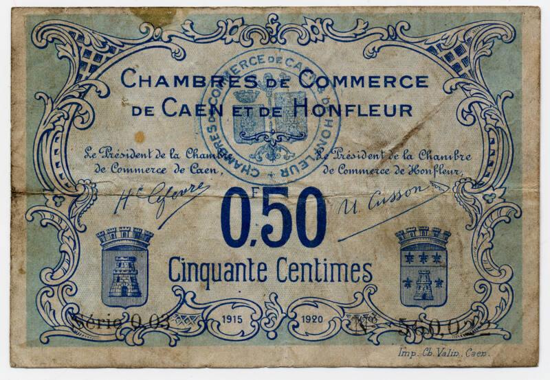Fifty-centimes Note (France)