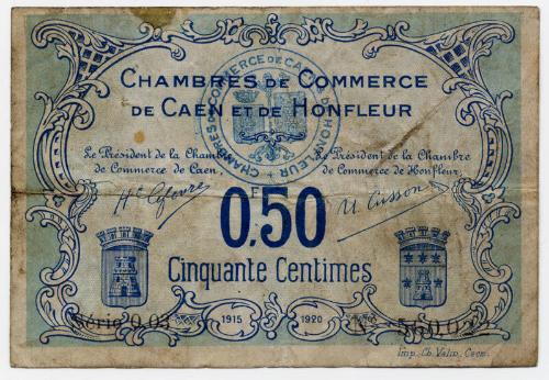 Fifty-centimes Note (France)