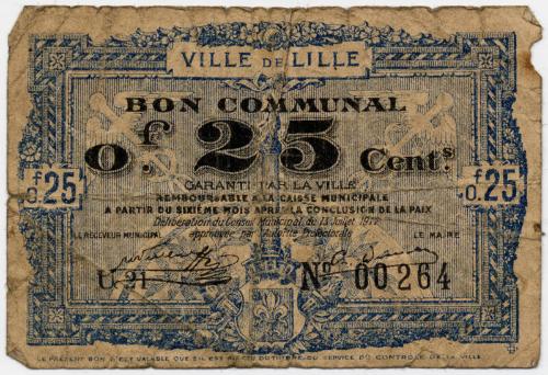 Twenty-five-centime Note (France)