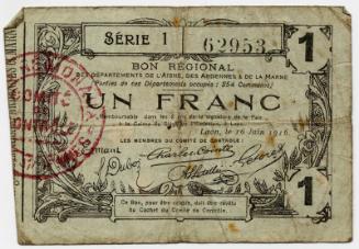 Currency Note (France: World War I)