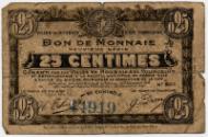 Twenty-five-centime Note (France: World War I)