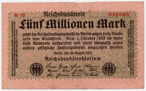 Five-million-mark Note (Germany)