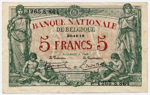 Five-franc Note (Belgium)