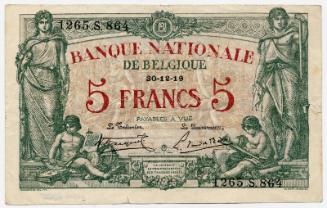 Five-franc Note (Belgium)