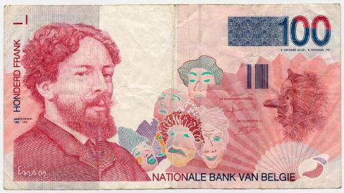 One Hundred Franc Note (Belgium)