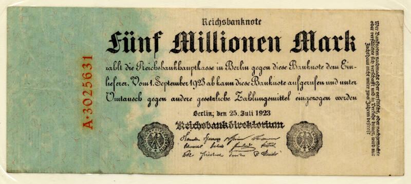 Five-million-mark Note (Germany)