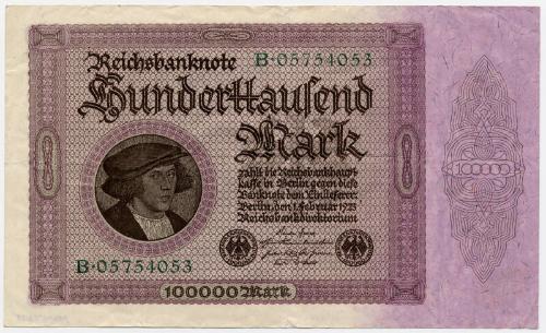 One-hundred-thousand-mark Note (Germany)