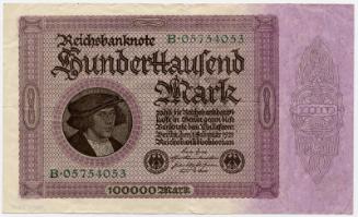 One-hundred-thousand-mark Note (Germany)