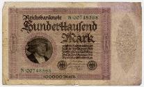 One-hundred-thousand-mark Note (Germany)