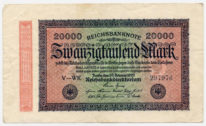 Twenty-thousand-mark Note (Germany)