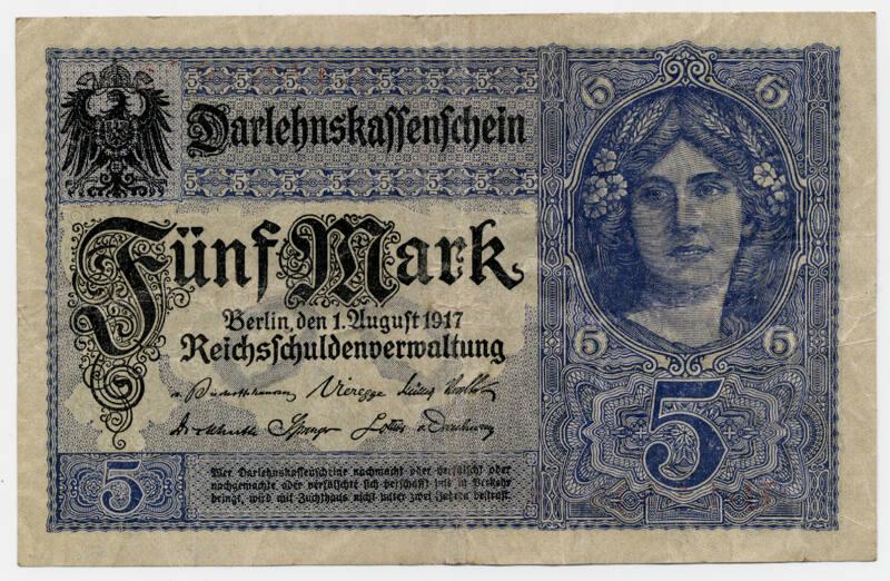 Five-mark Note (Germany)