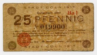 Twenty-five-pfennig Note (Germany)