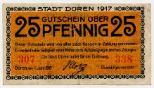 Twenty-five-pfennig Note (Germany)