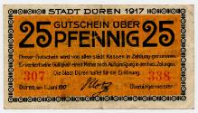 Twenty-five-pfennig Note (Germany)