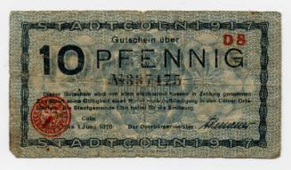 Ten-pfennig Note (Germany)