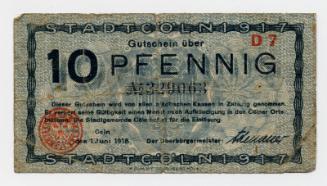 Ten-pfennig Note (Germany)