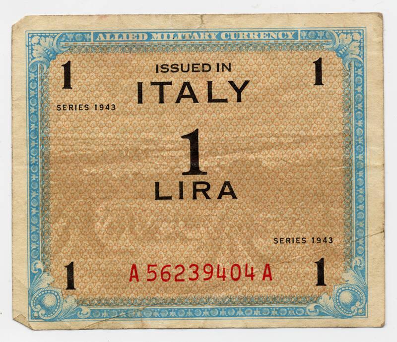 One-lira Military Note (Italy)