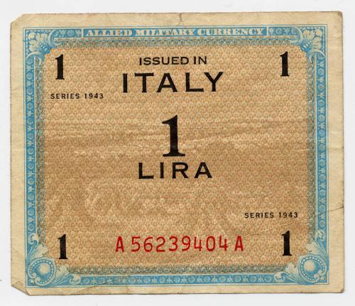 One-lira Military Note (Italy)