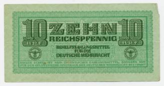 Ten-pfennig Note (German Military)