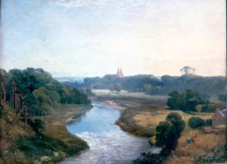 View of St Machar's from the River Don by James Cassie