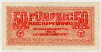 Fifty-pfennig Note (German Military)