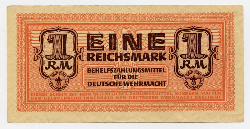 One-mark Note (German Military)