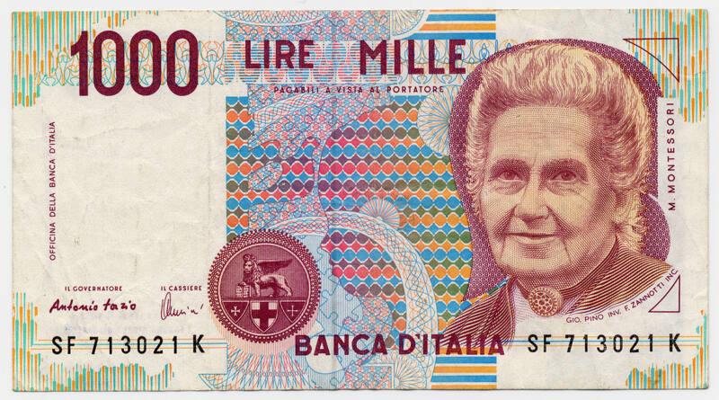 One-thousand-lire Note (Italy)