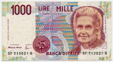 One-thousand-lire Note (Italy)