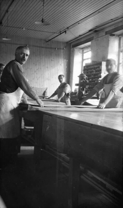 Workers at Culter Papermill- Possibly Conversion Department
