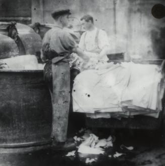 Workers at Culter Papermill- Possibly at Pulper