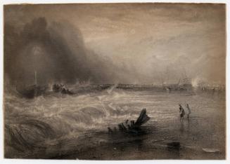 Vessel In Distress Off Yarmouth by Joseph Mallord William Turner
