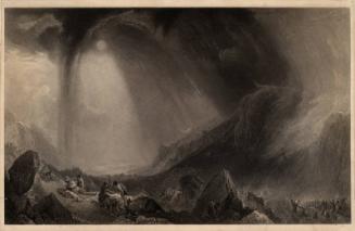 Snowstorm:Hannibal And His Army Crossing The Alps by Joseph Mallord William Turner