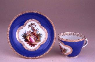 Powder Blue Cup and Saucer