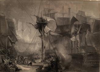 The Death Of Nelson At Battle Of Trafalgar by Joseph Mallord William Turner