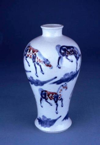Vase with Horses