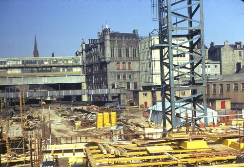 View Across Railway North to Union Street from Guild Street 