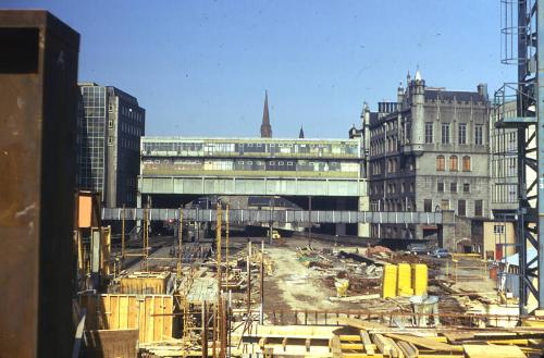 View Across Railway North to Union Street from Guild Street