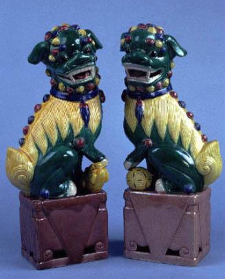 Pair of Chinese Lion Dogs