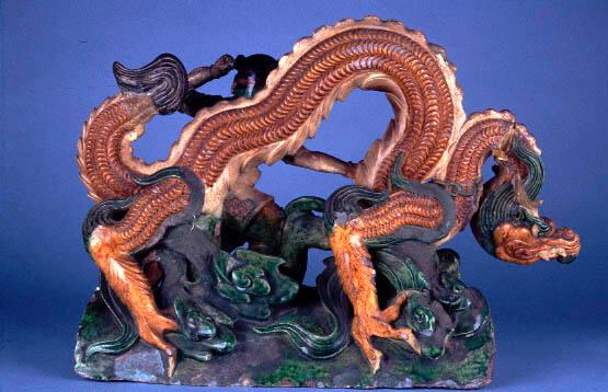 Chinese Dragon Ridge Tile