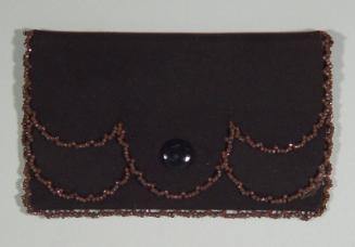 Leather and Beadwork Purse