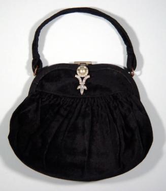 Black Velvet Evening Bag
